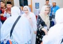 Bupati Labuhanbatu dr. Hj Maya Hasmita Bersama Kakanwil Kemen Haji Secara Resmi Melepas Jamaah Haji kelonpok Kloter 13 Ketanah Suci Makkah