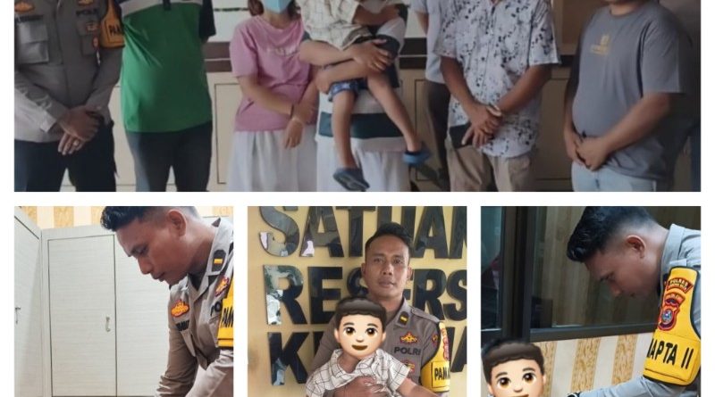 Piket Fungsi Polres Labuhanbatu Pertemukan Anak Hilang Dengan Orang Tua nya
