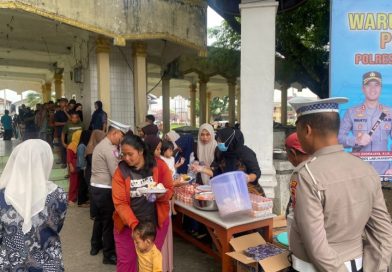 9 Kali Jumat Polres Labuhanbatu, Menebar Kepedulian Makan Gratis