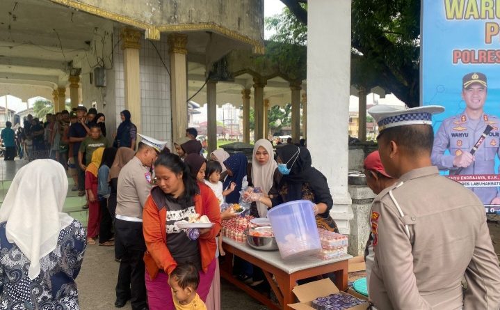 9 Kali Jumat Polres Labuhanbatu, Menebar Kepedulian Makan Gratis