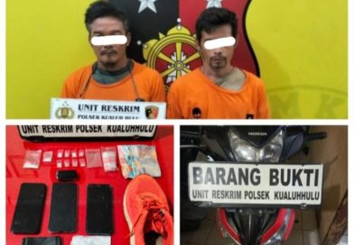 Digerebek Tengah Malam, Polisi Bongkar Dugaan Sarang Sabu di Aek Kanopan Timur, Bandar dan Pembeli Diamankan