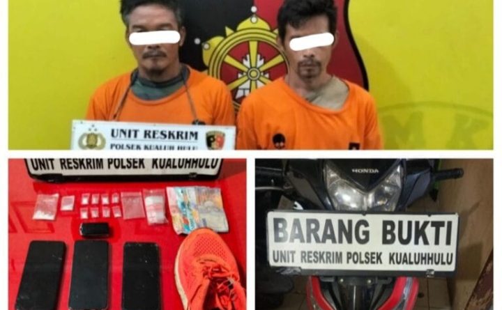 Digerebek Tengah Malam, Polisi Bongkar Dugaan Sarang Sabu di Aek Kanopan Timur, Bandar dan Pembeli Diamankan