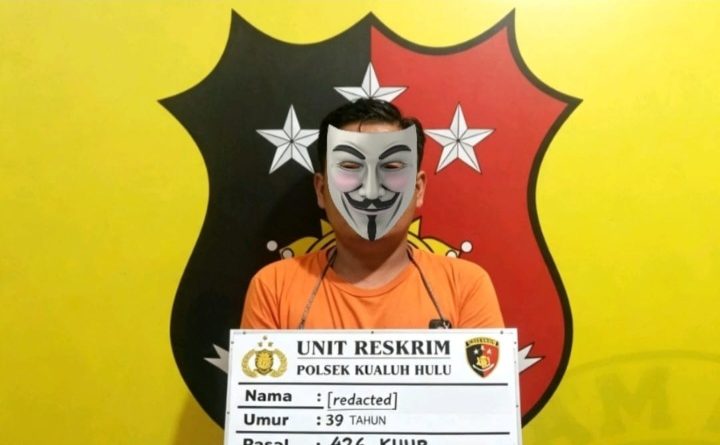 Tim Unit Reskrim Polsek Kualuh Hulu Polres Labuhanbatu Mengamankan Seorang Pria, Diduga Pelaku Perjudian Jenis Togel 