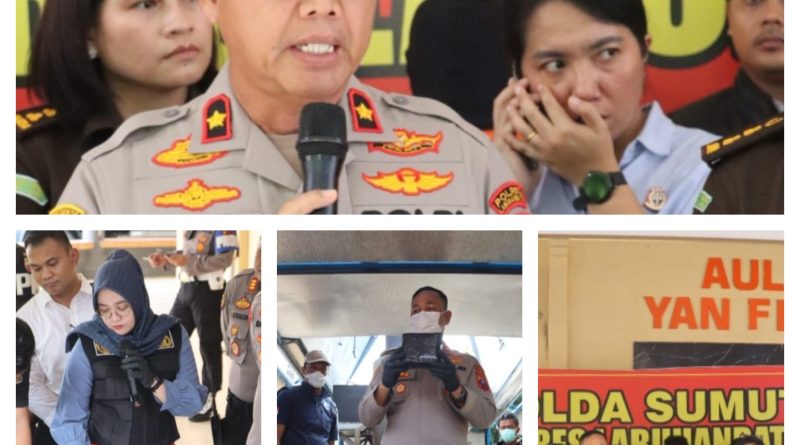 Waka Polres Labuhanbatu Pimpin Pemusnahan 34 Kg Sabu dan 20 Ribu Pil Ekstasi 
