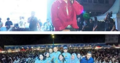 Dipuncak Perayaan HUT ke-81 Pemkab Labuhanbatu, Warga Padati Lapangan Dengan Didatangkan Artis Ibukota Juan Reza