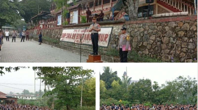 Polisi Bersama Masyarakat di SMA Swasta RK Bintang Timur